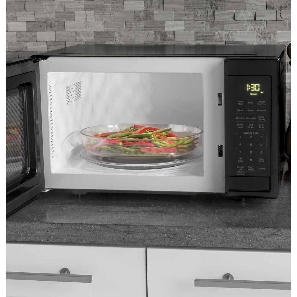 GE Appliances 0.7 Cu.Ft. Countertop Microwave Oven in Black, , large