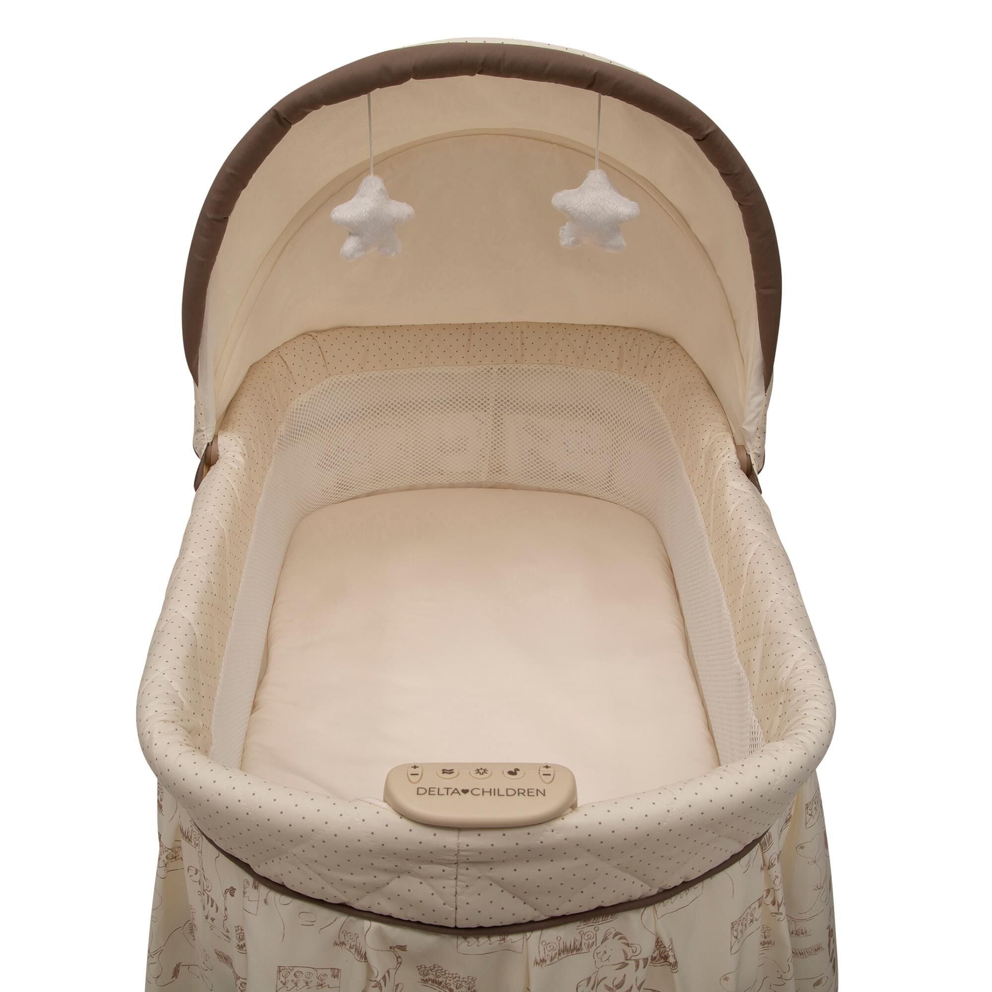 Delta deluxe newborn top activity and rocking sleeper