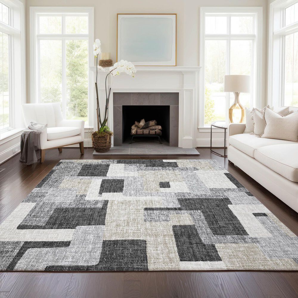 Dalyn Rug Company Portico PO3 Gray 10&#39; x 14&#39; Area Rug, , large