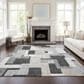 Dalyn Rug Company Portico PO3 Gray 10" x 14" Area Rug, , large