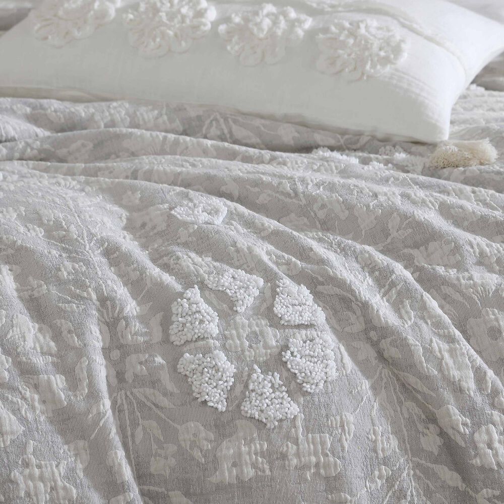 Hallmart Collectibles Tally 5-Piece King Comforter Set in Gray, , large