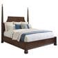 Lexington Furniture Essex King Poster Bed in Walnut and Rose Gold, , large