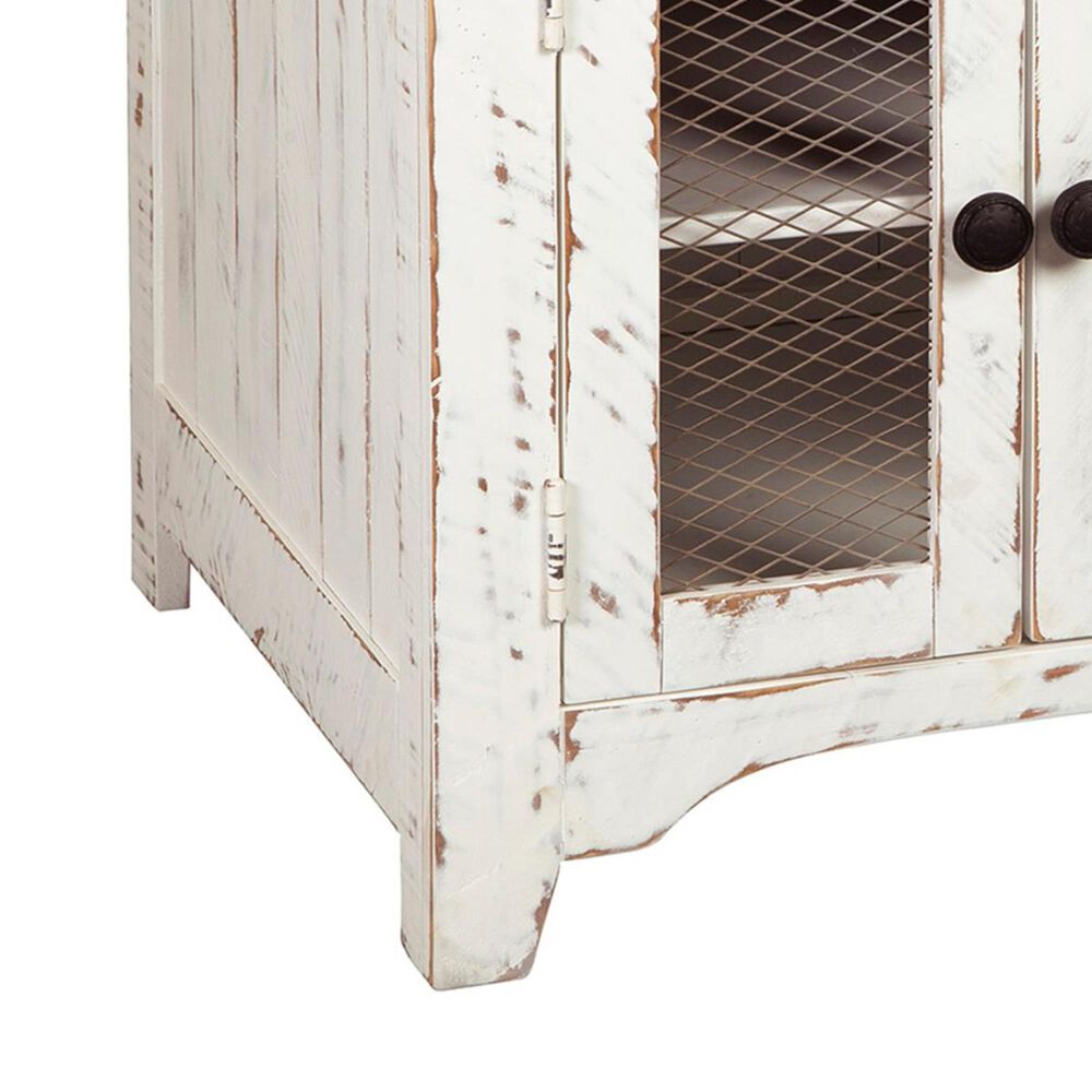 Ashley Wystfield End Table in Vintage White and Warm Brown, , large