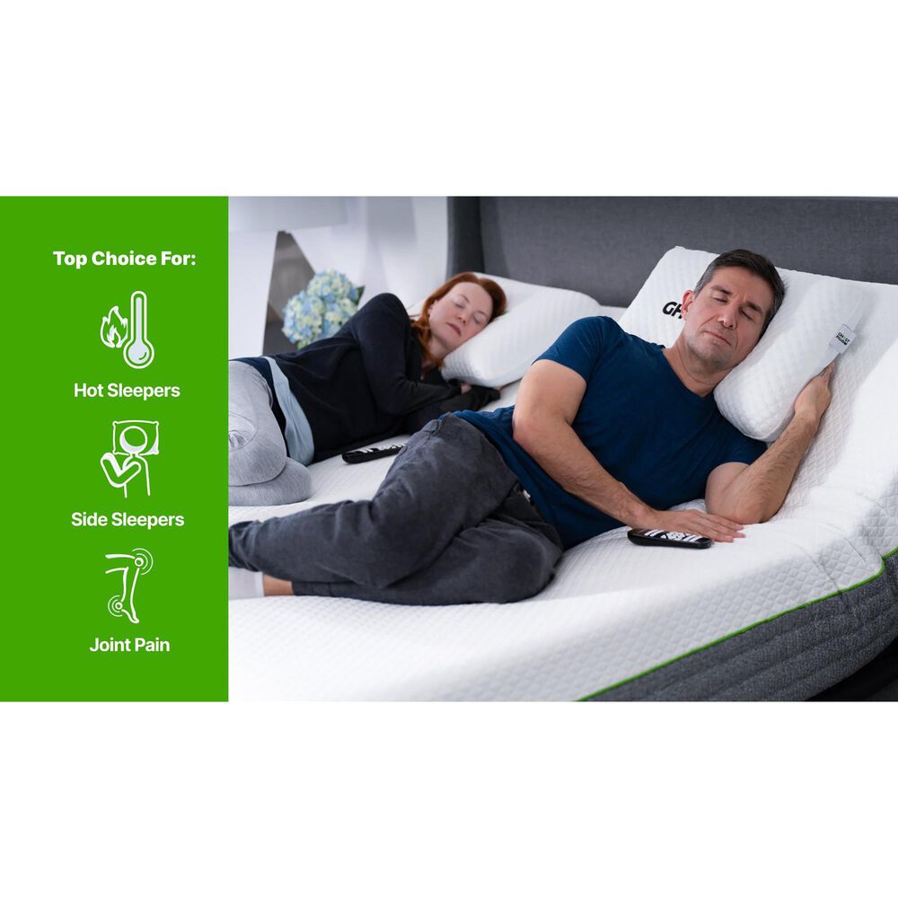 Hearth and Haven GhostBed 3D Matrix Medium Plush Hybrid Twin XL Mattress, , large