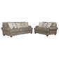 Hartsfield Briarcliff Stationary Sofa and Loveseat Set in Pebble, , large