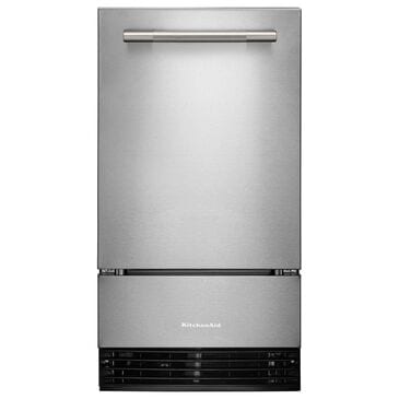 KitchenAid 18" Automatic Ice Maker in PrintShield Stainless, , large