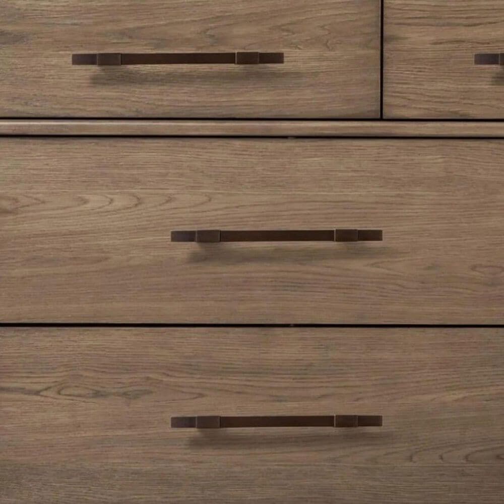 Urban Home Roycroft 7 Drawer Dresser and Mirror in Brown, , large