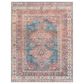 Surya Colin 7"10" x 10"2" Blue, Dusty Coral, Brick Red, Dark Brown and Cream Area Rug, , large