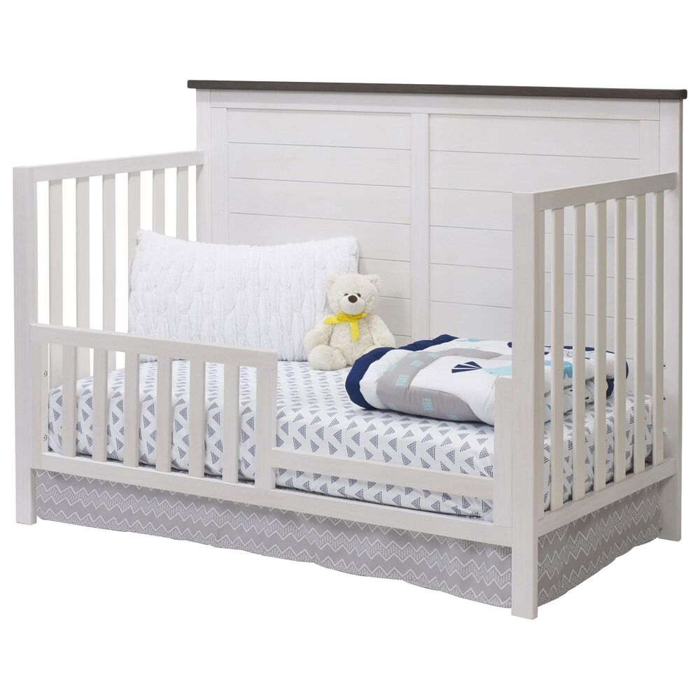 Sorelle Farmhouse 3-Piece Nursery Set in Chocolate and White, , large