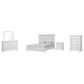 New Heritage Jamestown 5-Piece King Bedroom Set in White Brushed, , large