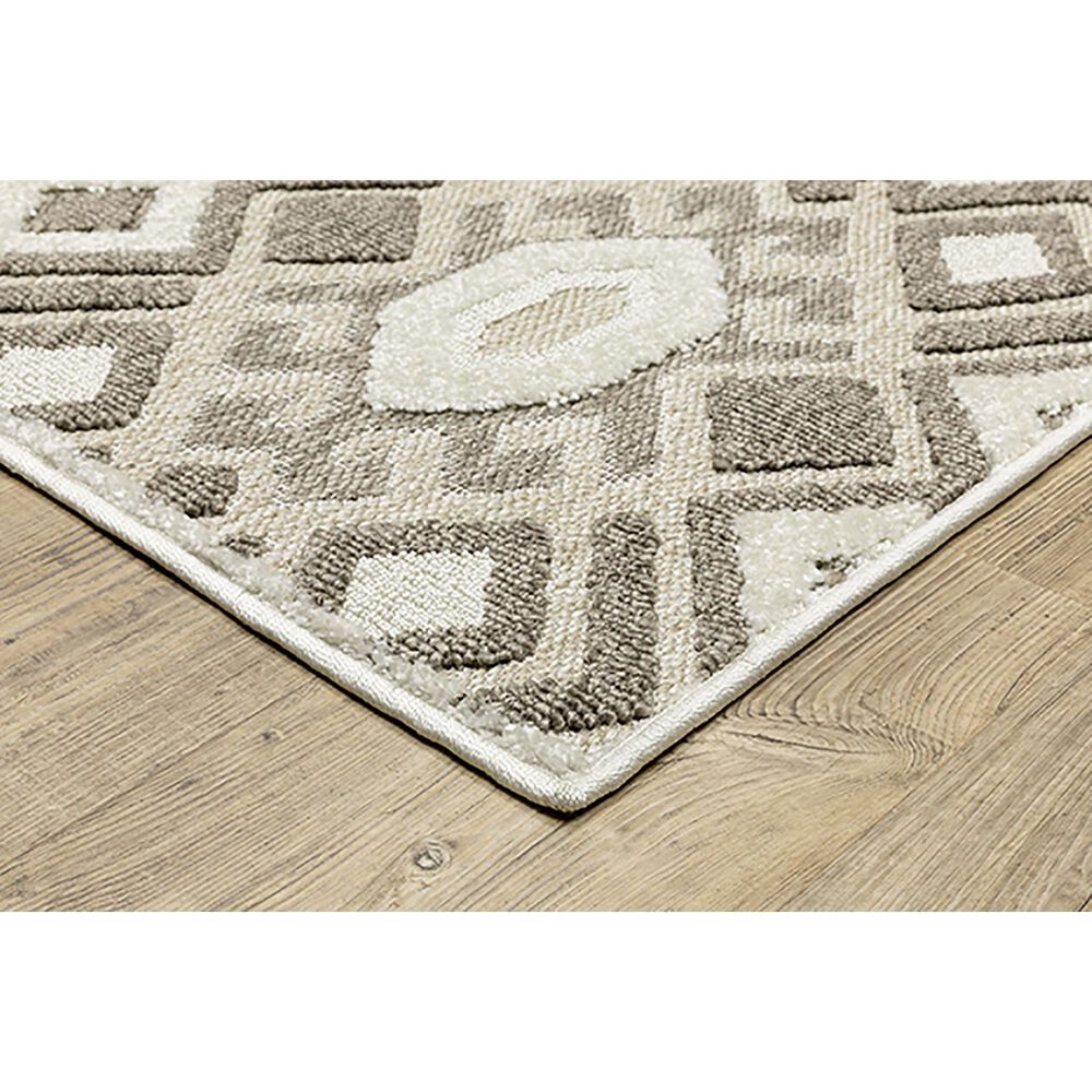Oriental Weavers Tangier 2&#39;3&quot; x 7&#39;6&quot; Brown Runner, , large