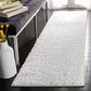 Safavieh August Shag AUG900A 2"3" x 6" White Runner, , large