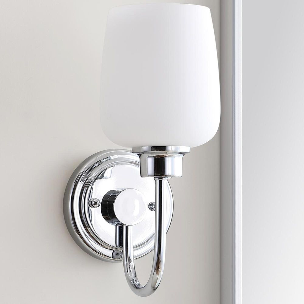 Safavieh Casen Bathroom Sconce in Chrome, , large