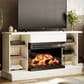 DHP Oslo 54" Fireplace TV Console in Plaster, , large