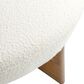 Jennifer Taylor Home Bali Upholstered Cocktail Ottoman in Ivory White, , large