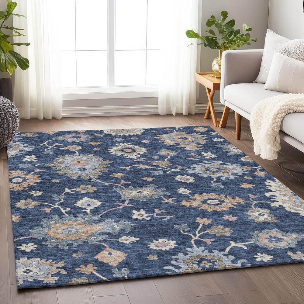 Dalyn Rug Company Hatay HY4 10&#39; x 14&#39; Navy Area Rug, , large