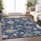 Dalyn Rug Company Hatay HY4 10" x 14" Navy Area Rug, , large