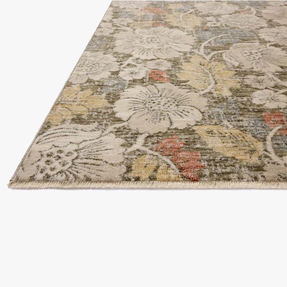 Loloi Eileen Olive and Multicolor 2&#39;6&quot; x 7&#39;6&quot; Runner, , large
