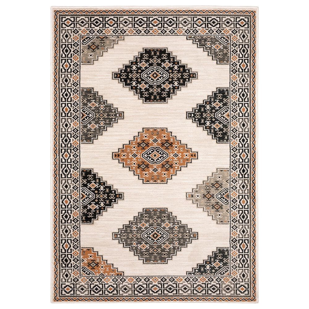 Oriental Weavers Georgia Southwest 640A0 5"3" x 7"3" Ivory Area Rug, , large