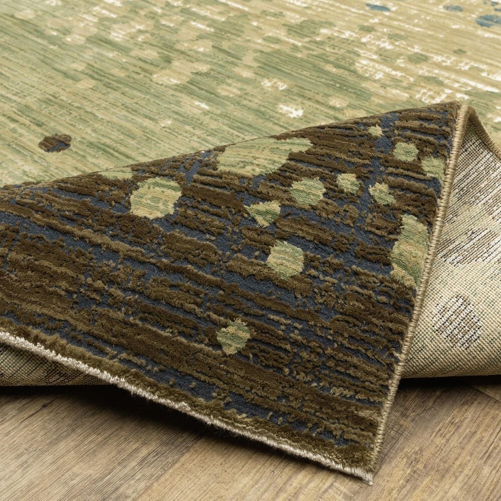 Oriental Weavers Reed 3&#39;3&quot; x 5&#39; Blue and Brown Area Rug, , large