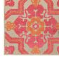 Oriental Weavers Cayman Sand and Pink 3"10" x 5"5" Indoor/Outdoor Area Rug, , large