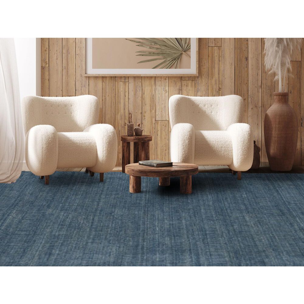 Radici USA Alleanza 8&#39; x 10&#39; Teal Area Rug, , large