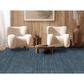Radici USA Alleanza 8" x 10" Teal Area Rug, , large