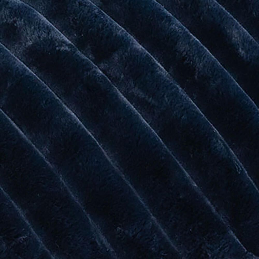 Jaxx Saxx Mondo Fur Bean Bag Rocking Chair in Midnight Blue, , large