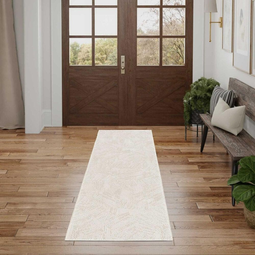 Nourison Desire Ivory 2&#39;3&quot; x 7&#39;6&quot; Runner, , large
