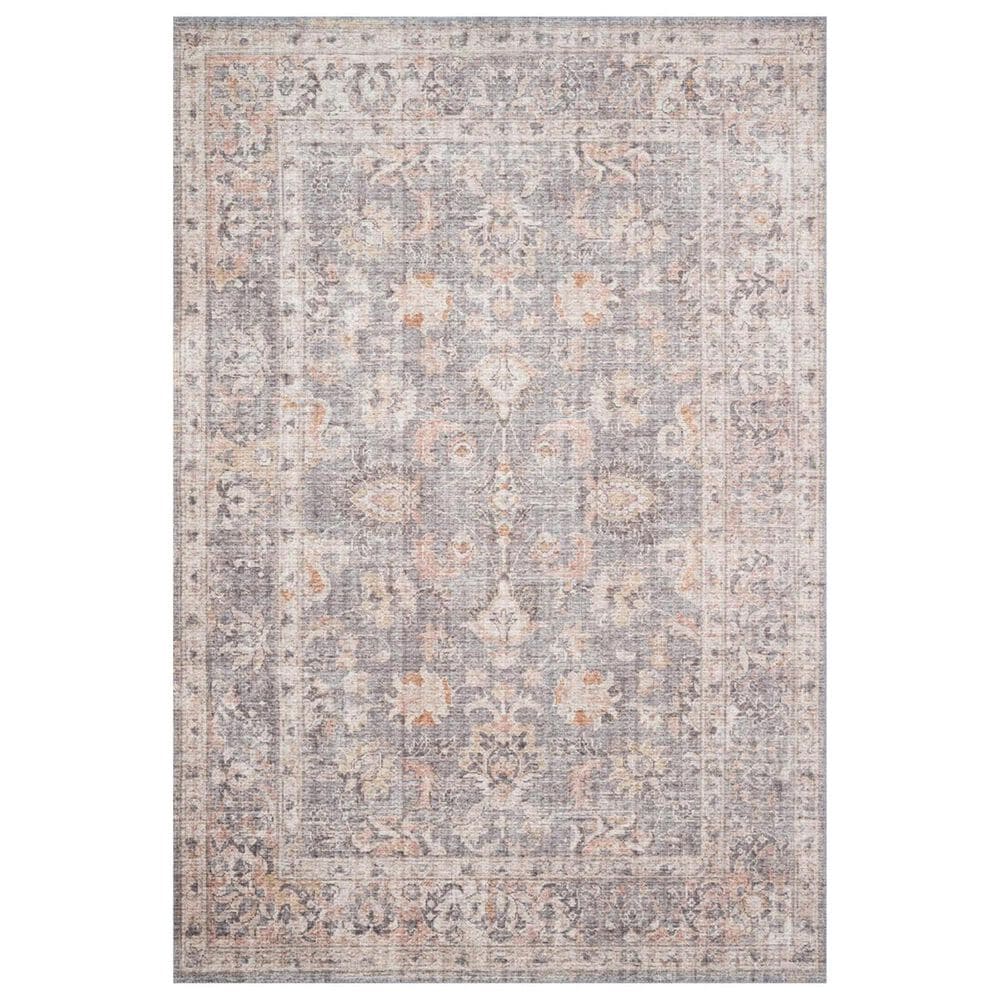 Loloi II Skye SKY-01 7"6" x 9"6" Grey and Apricot Area Rug, , large