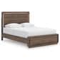 Ashley Fortlorn Queen Bed with Two Nightstands in Walnut Brown, , large