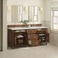 James Martin Vanities Lorelai 72"Double Vanity in Mid-Century Walnut with 3 cm Lime Delight Quartz Top, , large