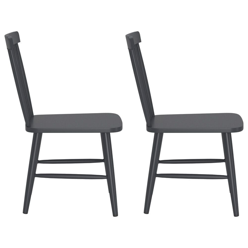 Zuo Modern Zeilen Side Chair in Black &#40;Set of 2&#41;, , large