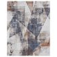 Feizy Gilmore Blue and Ivory 9" x 12" Area Rug, , large