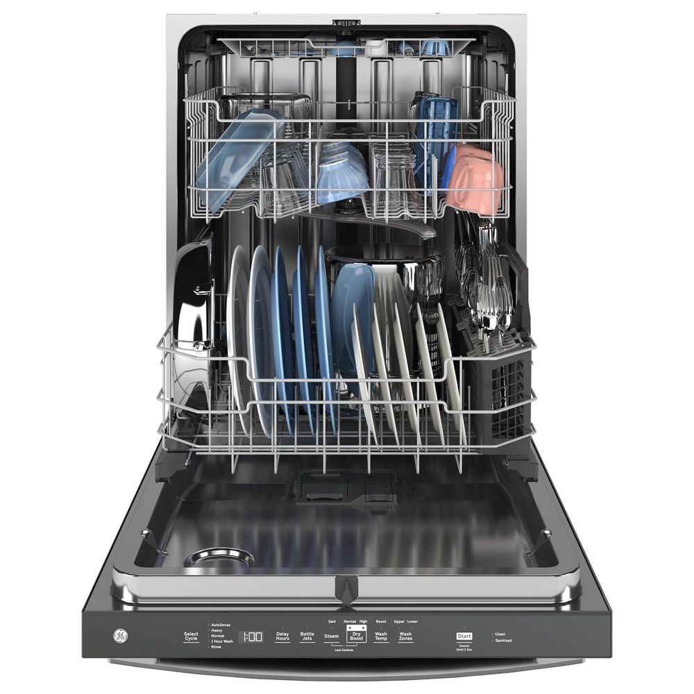 GE Appliances 24" BuiltIn Bar Handle Dishwasher with 47 dBA Quiet