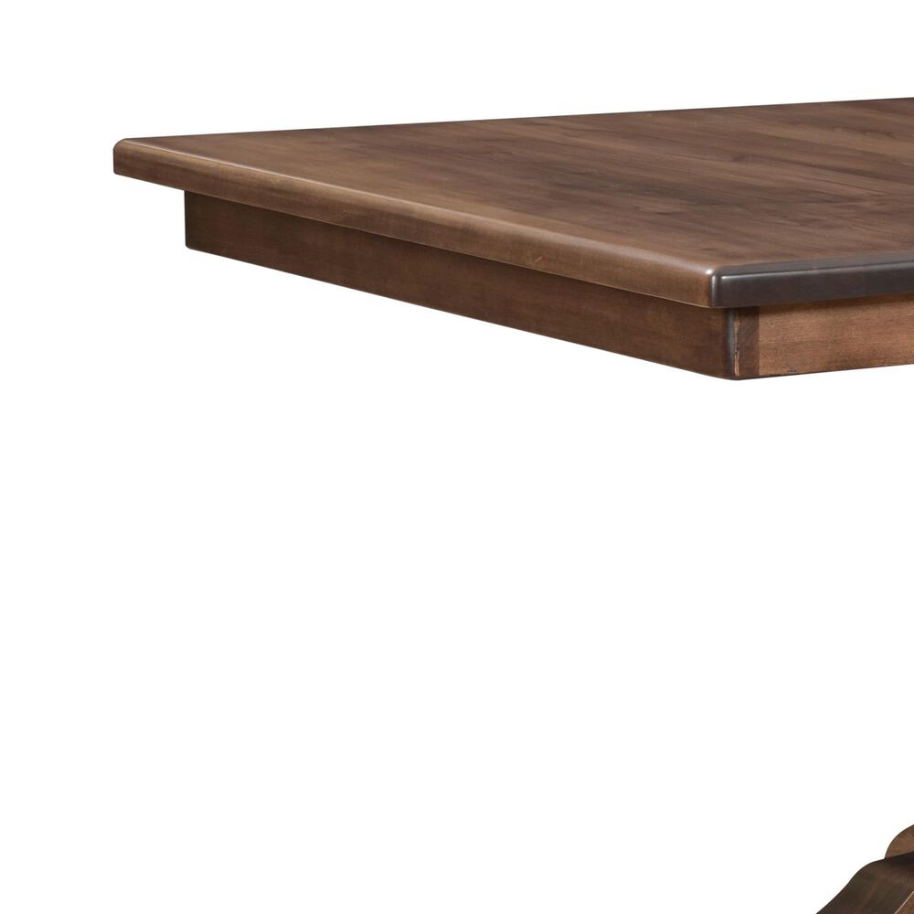 TRAILWAY Interlock Mountain Dining Table with 4 Dining Side Chairs and 2 Arm Chairs in Brown Finish, , large