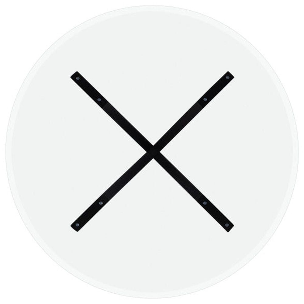 Linon Home Decor Auden and Cosgrove 5-Piece Round Dining Set in Black, , large