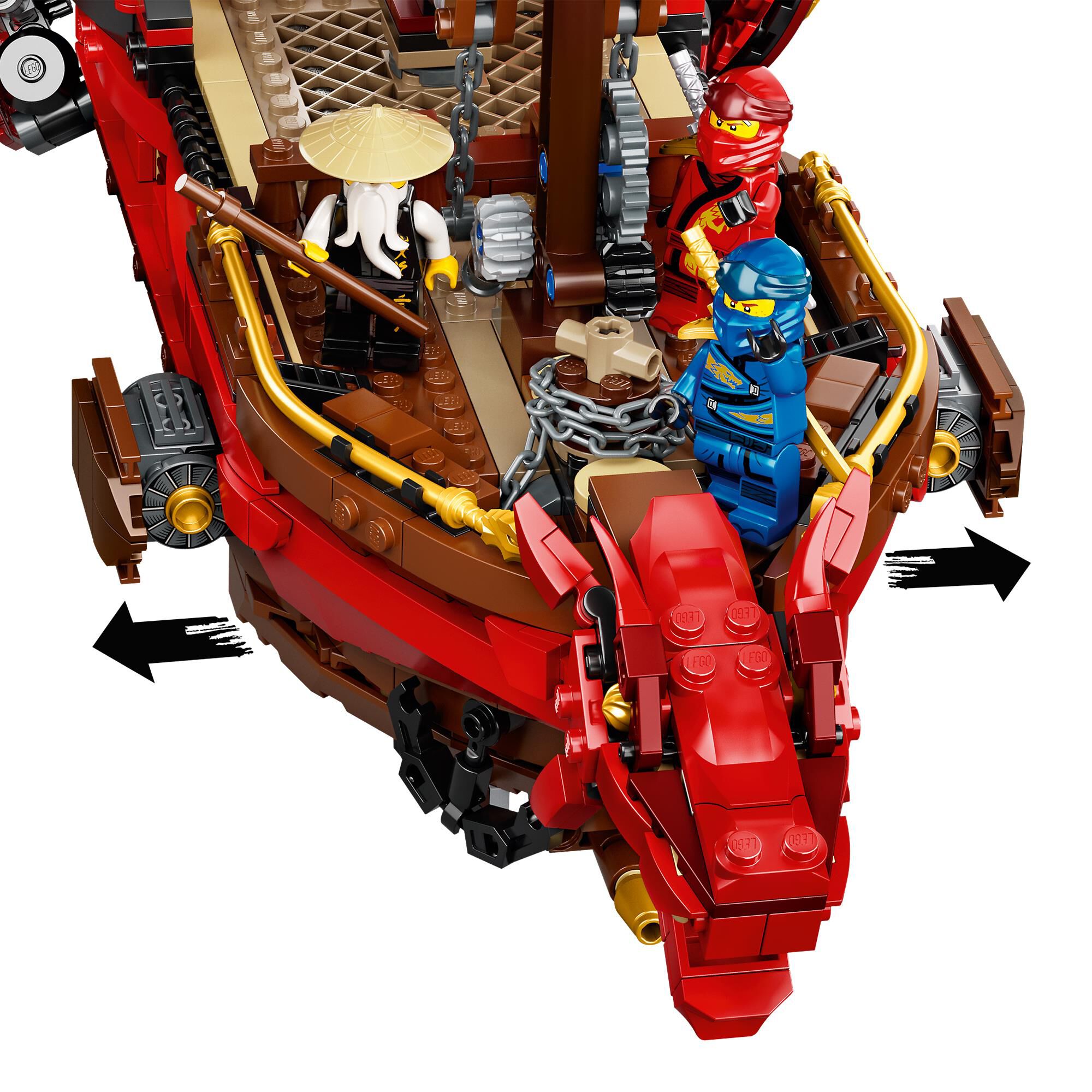 lego ninjago legacy destiny's bounty ninja playset building toy 71705