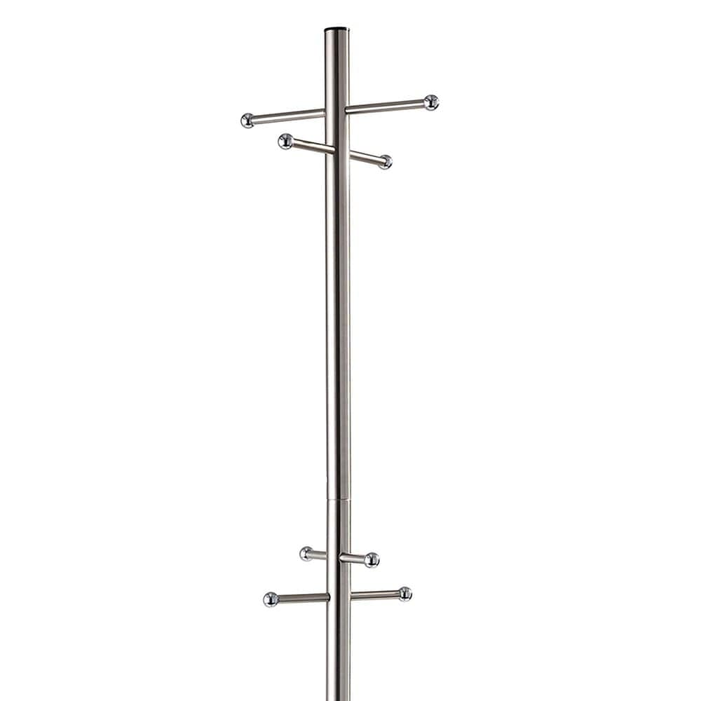 Adesso Coat Rack in Brushed Steel, , large