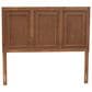 Baxton Studio Giordano Queen Panel Headboard in Ash Walnut, , large