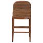 Baxton Studio Nadim Counter Stool in Natural Brown, , large