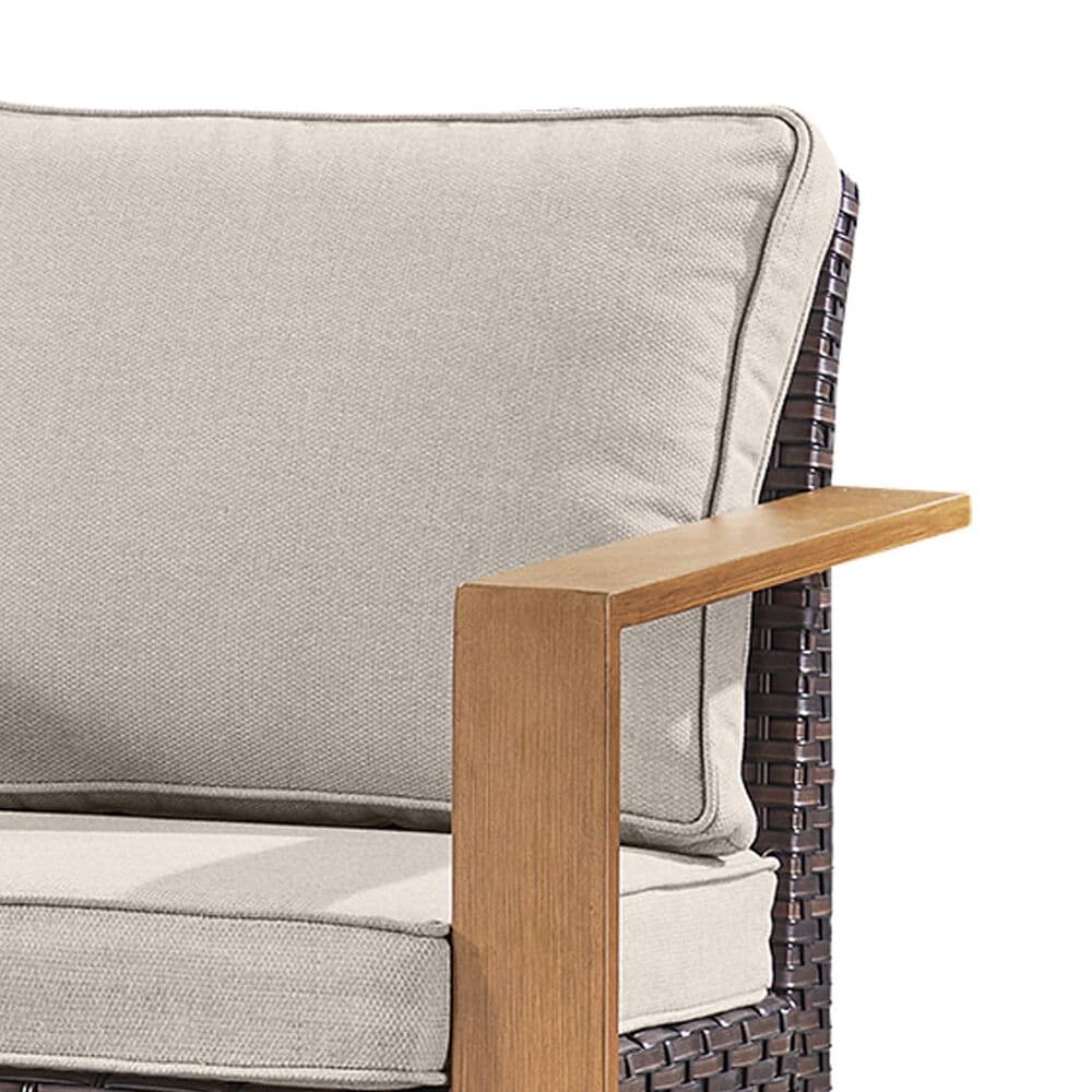 Sunwell Garden Outdoor Swivel Glider Chair in Beige (Set of 2), , large