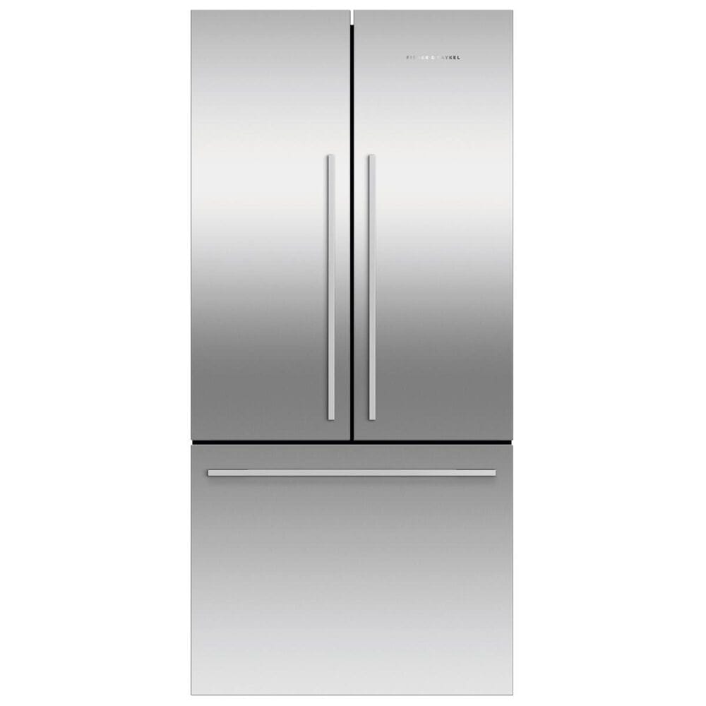 Fisher & Paykel 17.0 Cu. Ft. 3-Door French Door Refrigerator in Stainless Steel, , large
