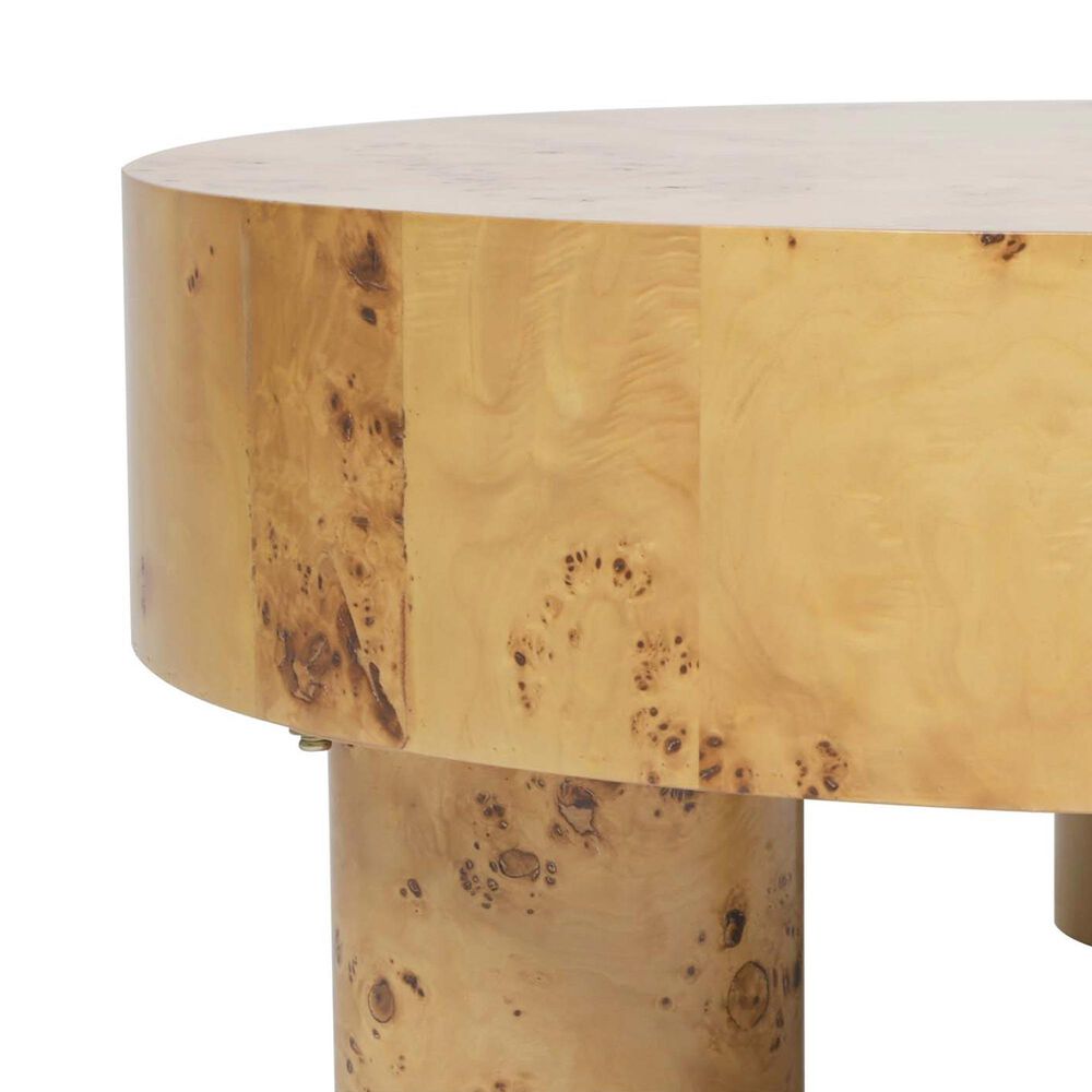 Jennifer Taylor Home Nebula 35.5" Coffee Table in Warm Natural Brown, , large