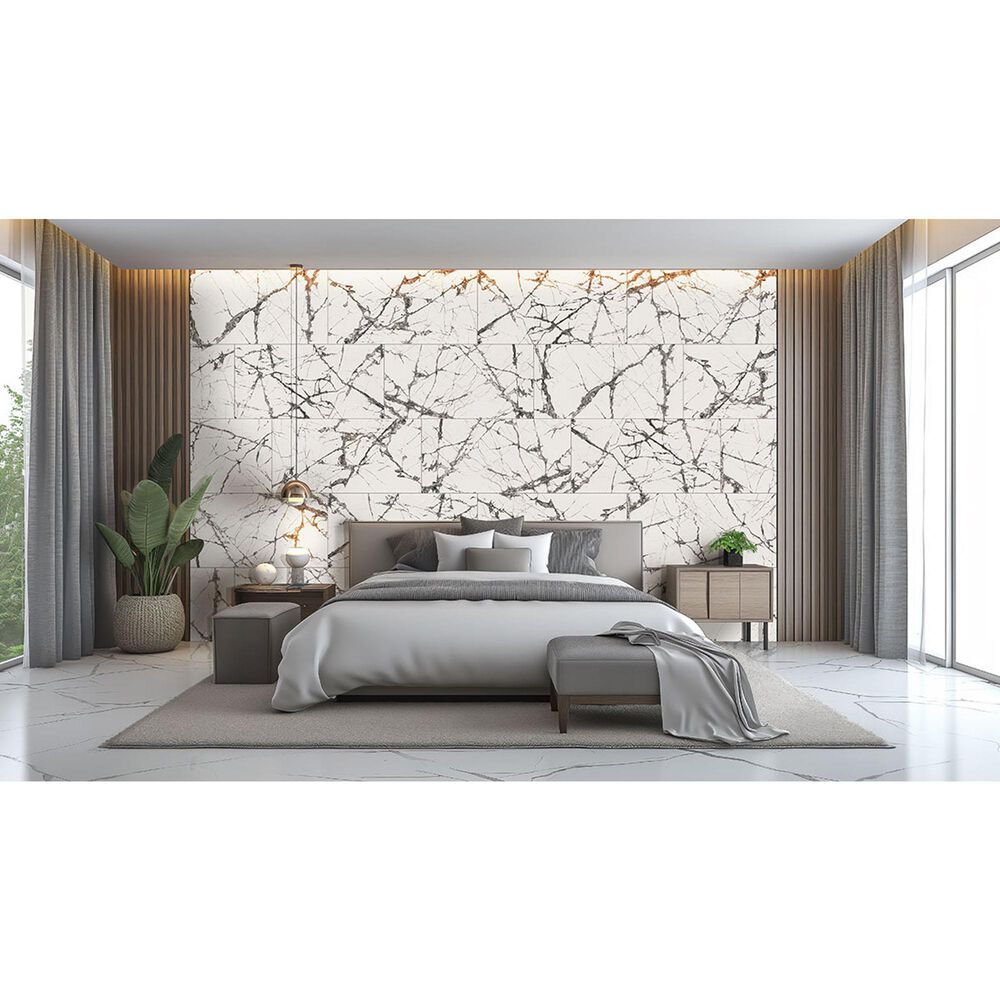MS International Acoustic Wood Slat Tawny 9.5&quot; x 120&quot; Wall Panels, , large
