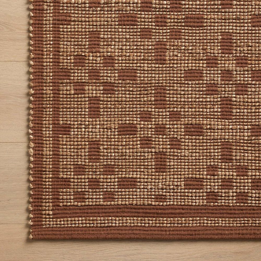 Chris Loves Julia x Loloi Judy 7&#39;9&quot; x 9&#39;9&quot; Natural and Spice Area Rug, , large