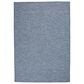 Nourison Positano 8" Round Navy Blue Indoor/Outdoor Area Rug, , large