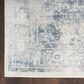 Nourison Astra Machine Washable 2"2" x 4" Blue and Ivory Area Rug, , large