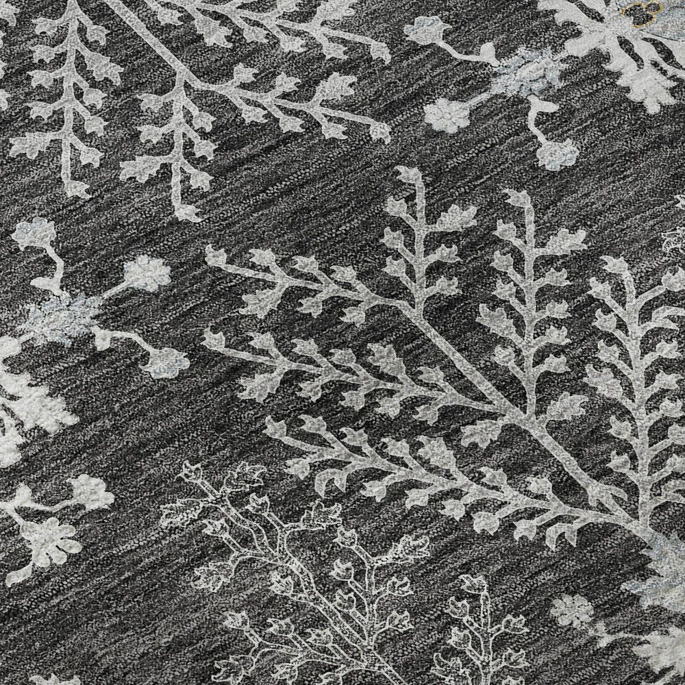 Dalyn Rug Company Hatay 8&#39; Round Charcoal Area Rug, , large