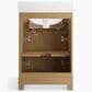 Kohler Alouette 24" Single Bathroom Vanity in Light Oak with 2 cm White Quartz Top and Rectangular Sink, , large